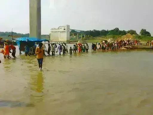 बारिश के चलते चंबल नदी का एक मीटर बढ़ा जलस्तर