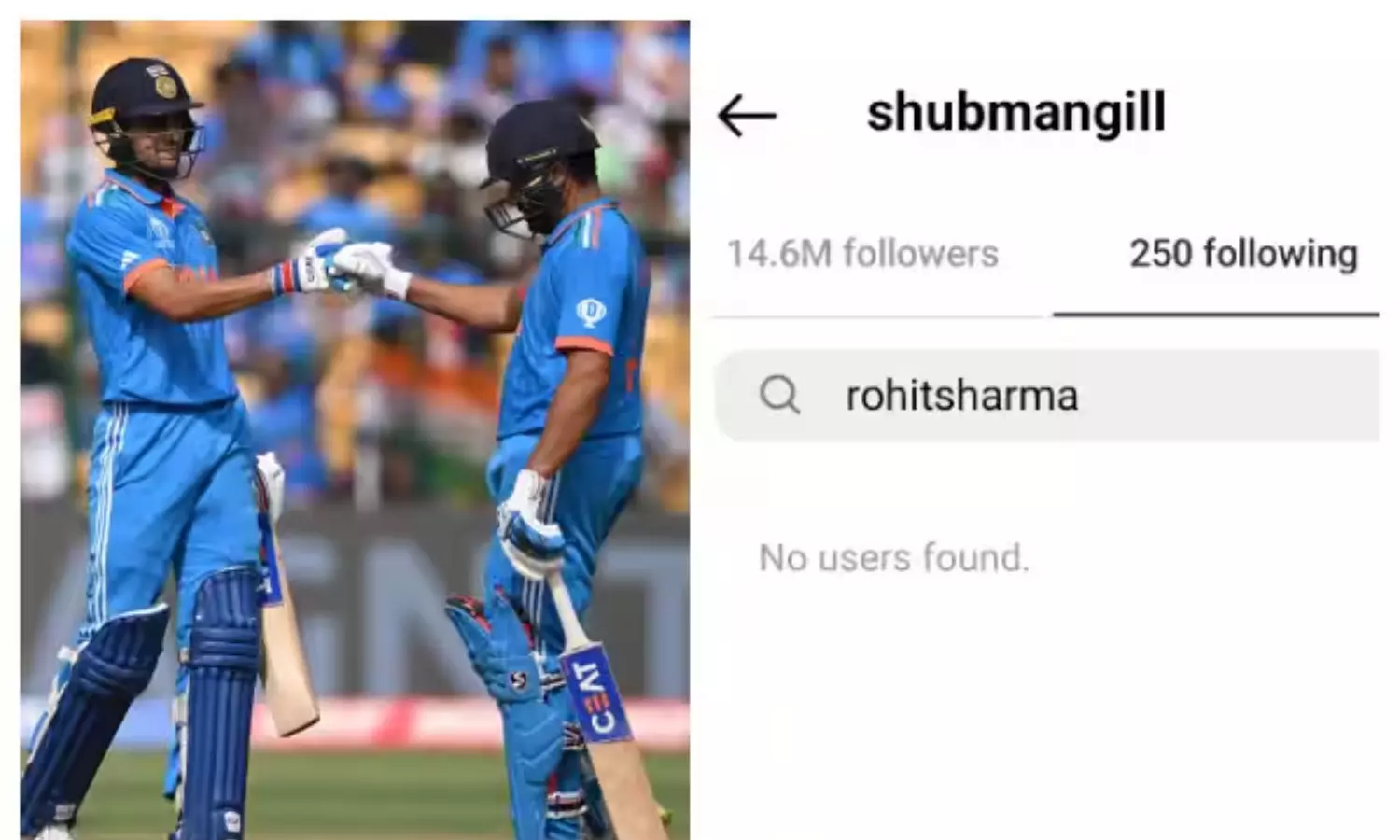 Shubham Gill ने Rohit Sharma को अपने instagram से किया अनफॉलो, ये बड़ी वजह आई सामने